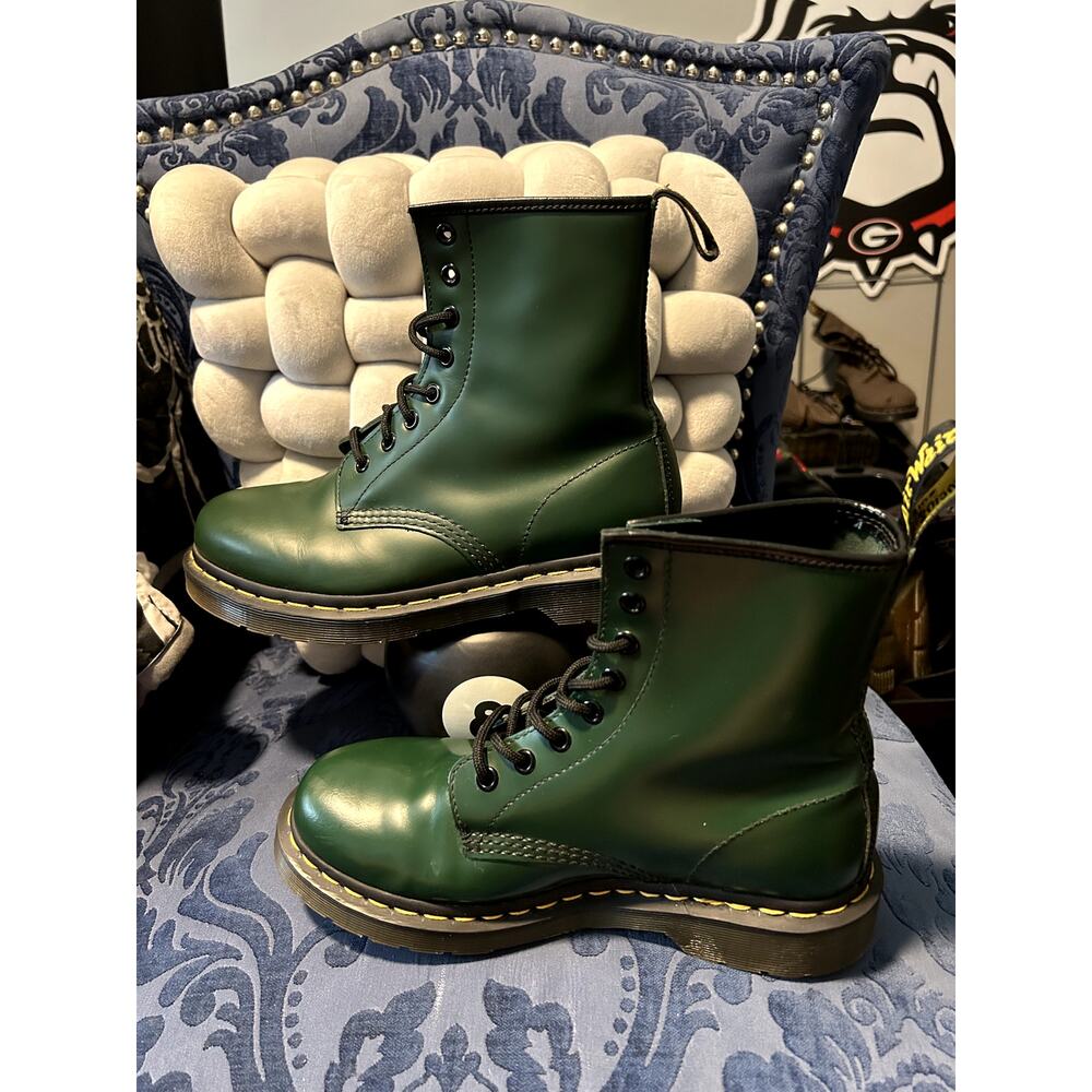Dr Martens Forest Green 1460 size 7/EU 38 - Picture 2 of 6